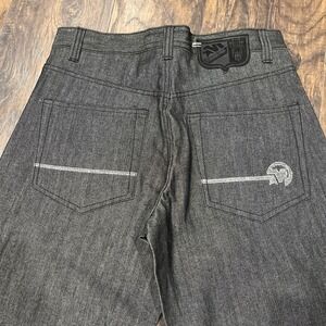 Mecca Jeans Mens 30x32 Black Denim Straight Leg Y2K NWOT